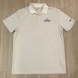 Chicago Cubs World Series Polo Shirt Nike Dri Fit Large